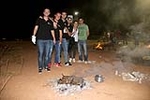 Más de 2.000 personas participan en la 'torrà de carn'
