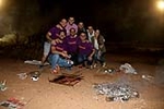 Más de 2.000 personas participan en la 'torrà de carn'