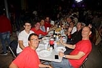 Más de 2.000 personas participan en la 'torrà de carn'