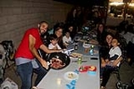 Más de 2.000 personas participan en la 'torrà de carn'