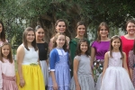 Todas las Falleras Mayores de Burriana 2018 se reúnen como acto previo al inicio del nuevo ejercicio fallero