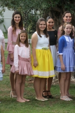 Todas las Falleras Mayores de Burriana 2018 se reúnen como acto previo al inicio del nuevo ejercicio fallero