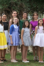 Todas las Falleras Mayores de Burriana 2018 se reúnen como acto previo al inicio del nuevo ejercicio fallero