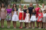 Todas las Falleras Mayores de Burriana 2018 se reúnen como acto previo al inicio del nuevo ejercicio fallero