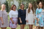 Todas las Falleras Mayores de Burriana 2018 se reúnen como acto previo al inicio del nuevo ejercicio fallero