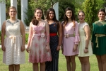 Todas las Falleras Mayores de Burriana 2018 se reúnen como acto previo al inicio del nuevo ejercicio fallero