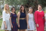 Todas las Falleras Mayores de Burriana 2018 se reúnen como acto previo al inicio del nuevo ejercicio fallero