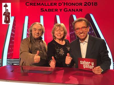Saber y Ganar, Cremaller d'Honor 2018 de la Santanton de Forcall
