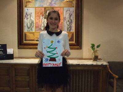 Iciar Beltrn es la ganadora del Concurso de postales navideas del Colegio de Mdicos de Castelln