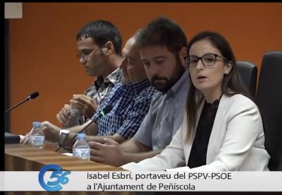 Pescola: Isabel Esbr diu NO a l'oferta de l'alcalde Martnez, del PP, perqu els socialistes passen a formar part de l'equip de govern