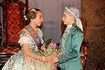 Teresa Vicent y Marta Musoles, Falleras Mayores del 75º aniversario de Caçadors
