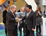 Moliner entrega a Rocersa el premio Provincia de Castellón a la Innovación del Producto Cerámico en usos urbanos
