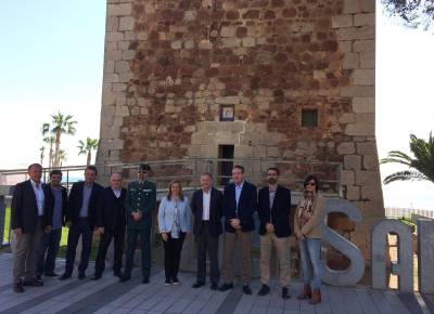 Moragues presenta el proyecto de remodelacin de la Torre de Sant Vicent de Benicssim que har visitable el monumento para los turistas