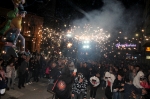 La pólvora marca el ritmo de las Fallas de Burriana
