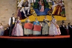Las Reinas Falleras reciben el homenaje de las comisiones