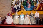 Las Reinas Falleras reciben el homenaje de las comisiones