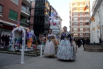 Las Reinas Falleras reciben el homenaje de las comisiones
