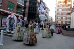 Las Reinas Falleras reciben el homenaje de las comisiones
