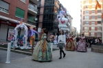 Las Reinas Falleras reciben el homenaje de las comisiones