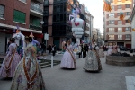 Las Reinas Falleras reciben el homenaje de las comisiones