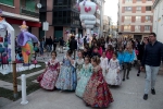 Las Reinas Falleras reciben el homenaje de las comisiones