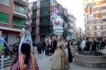 Las Reinas Falleras reciben el homenaje de las comisiones