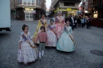 Las Reinas Falleras reciben el homenaje de las comisiones