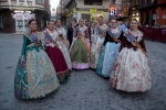 Las Reinas Falleras reciben el homenaje de las comisiones