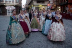 Las Reinas Falleras reciben el homenaje de las comisiones