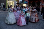 Las Reinas Falleras reciben el homenaje de las comisiones