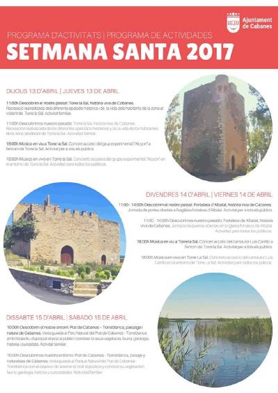 Amplia programaci cultural i fetsiva per a Pasqua en Torre la Sal