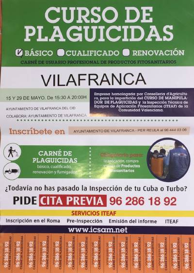 Vilafranca acull formaci per a l'emprenedoria i els fitosanitaris