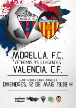 Les Llegendes del València s?enfronten als veterans del Morella FC el divendres