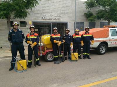 Proteccin Civil de Almenara estrena buzos ignfugospara actuar en incendios