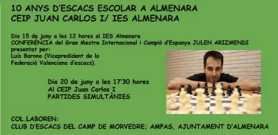 10 anys d'escacs escolar a Almenara