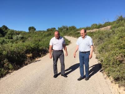 Les Useres invierte 40.000 euros para la pavimentacin de caminos rurales con el apoyo de la Diputacin 