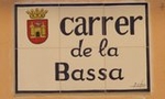 Ceràmica per a indicar els carrers de Vilafranca