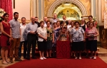 La Diputación recupera la escultura de San Lorenzo de la Iglesia de la Natividad de Almassora
