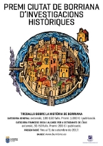 El Premi Ciutat de Borriana d'Investigacions Històriques per a conèixer la ciutat de La Plana