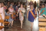 Las Reinas del último medio siglo participan en la ofrenda floral a Santa María Magdalena
