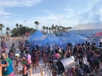 Divertida II Holi Colors Happy Race organizada por la falla Barri d'Onda