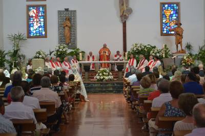 El obispo Casimiro Lpez oficia la misa en honor a San Jaime en Oropesa del Mar