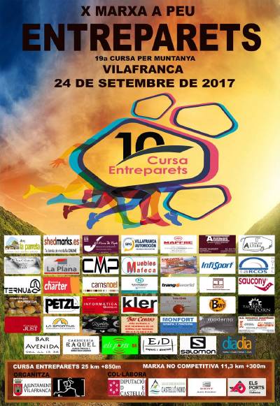 600 corredors en la X Entreparets de Vilafranca