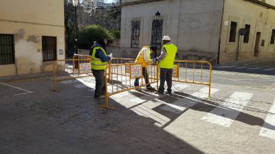 Comienzan las obras en la calle Jos Gimeno Agius de Segorbe