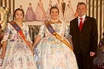 La Societat de Caçadors exaltó ayer por la tarde a Blanca Serrano como su Fallera Mayor 2018