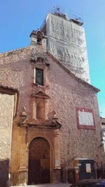 Obras de adecuación del campanario de la iglesia parroquial de Sant Bartomeu d'Atzaneta del Maestrat