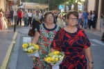 La patrona de Les Alqueries rep l'ofrena floral dels ve¨ns del municipi