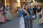 La patrona de Les Alqueries rep l'ofrena floral dels ve¨ns del municipi