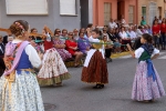 La patrona de Les Alqueries rep l'ofrena floral dels ve¨ns del municipi