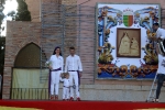 La patrona de Les Alqueries rep l'ofrena floral dels ve¨ns del municipi